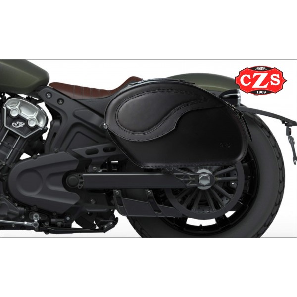 Alforjas R Gidas Indian Scout Vendetta B Sicas Espec Fica Marr N Cuero