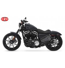 Alforja para basculante para Sportster Iron 883 Harley Davidson - 2018 - mod, LIVE to RIDE Básica - Modelo IZQUIERDO -