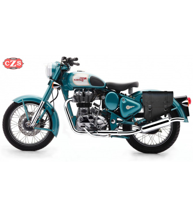 Alforja para Royal Enfield Bullet Classic 350/500 mod, HERCULES Básica - Modelo IZQUIERDO -