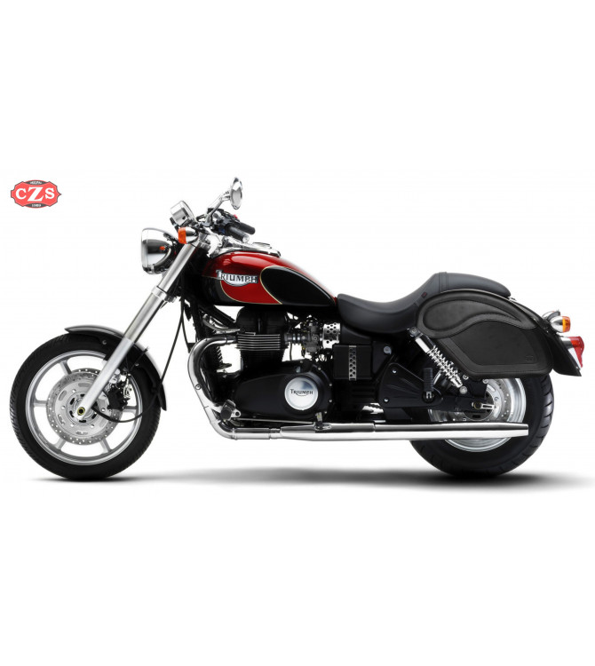 Rigid Saddlebags for Triumph America mod, ECLIPSE Basic - Specific