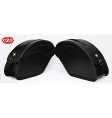 Rigid Saddlebags for Honda Shadow Phanton Aero 750cc mod, ECLIPSE - Specific