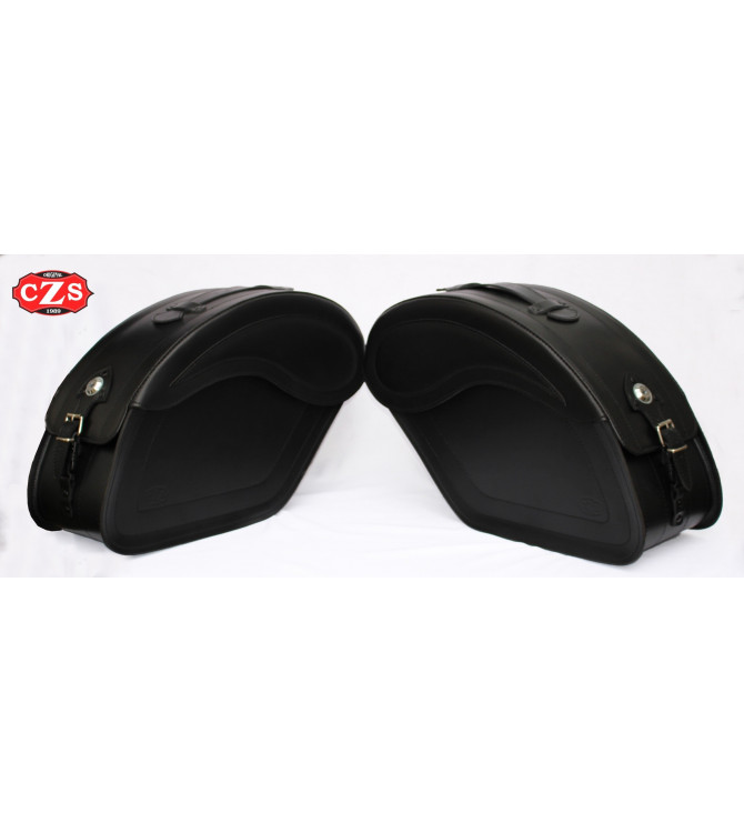 Rigid Saddlebags for Honda Shadow Phanton Aero 750cc mod, ECLIPSE - Specific
