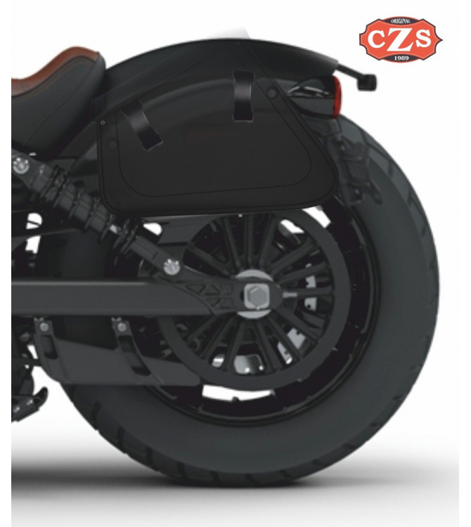 Alforja para basculante para Indian Scout mod, LEGION Básica Específica - IZQUIERDA 