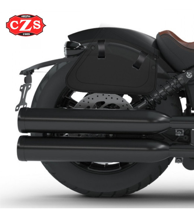 Satteltaschen zum Kippen für Indian Scout Bobber mod, LEGION Basis Spezifische -  LINKS