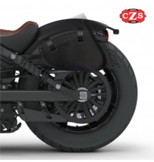 Alforja para basculante para Indian Scout Bobber mod, TROYANO Básica Específica - IZQUIERDA -