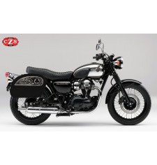 Sacoches Rigides pour Tryumph Bonneville T100/T120 mod, SAHARA Clover - Spécifique 