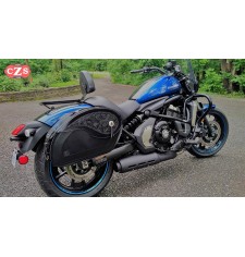 Sacoches Rigide pour Hyosung Aquila GV 650 mod, VENDETTA Gothique Spécifique