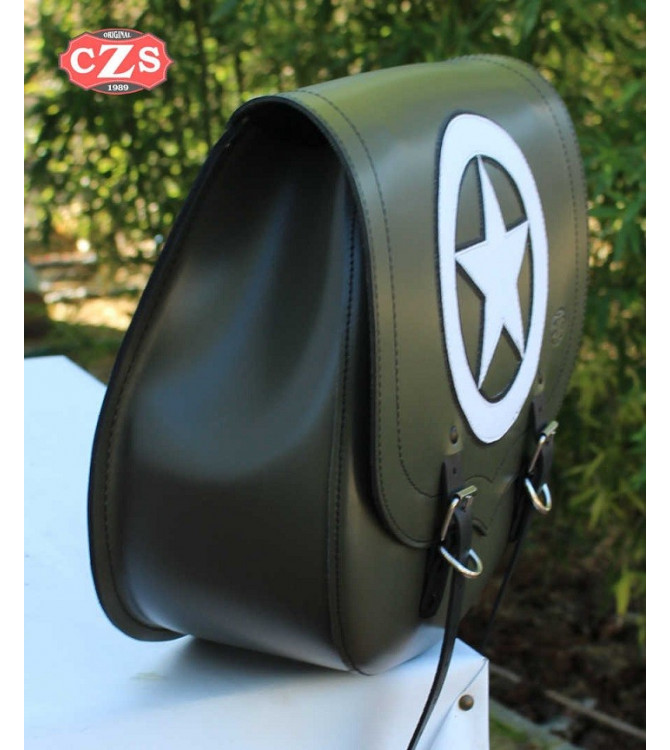 Sacoche pour Royal Enfield Battle Green - mod, SPARTA étoile Armée - Droit - Spécifique