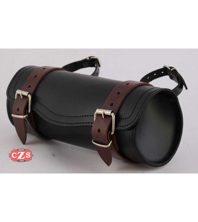 Basic Custom Tollbag 29 cm x 11Ø -  Bicolour black/brown