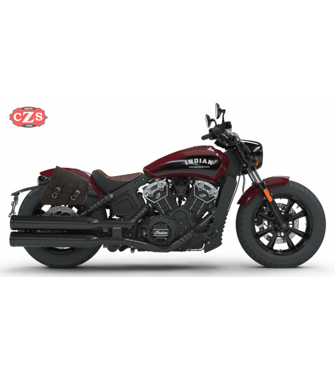 Satteltaschen zum Kippen für Indian Scout Bobber mod, LEGION Basis Spezifische - RECHT