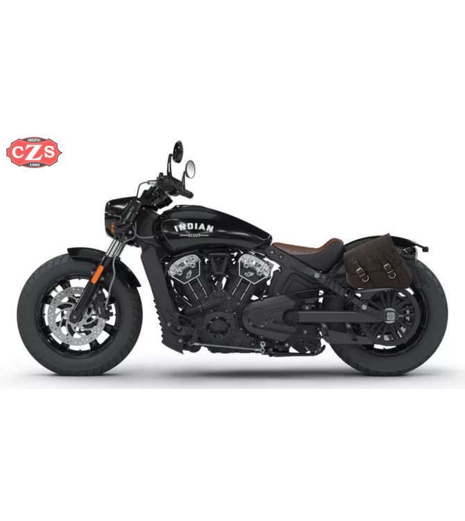 Satteltaschen zum Kippen für Indian Scout Bobber mod, LEGION Basis Spezifische -  LINKS