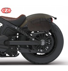 Alforja para basculante para Indian Scout Bobber mod, LEGION Básica Específica - IZQUIERDA 