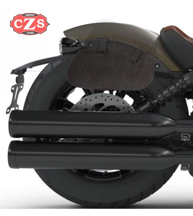 Satteltaschen zum Kippen für Indian Scout Bobber mod, LEGION Basis Spezifische - RECHT
