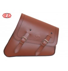 Saddlebag for swingarm mod, LEGION - Light Brown - UNIVERSAL - LEFT