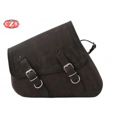 Saddlebag for swingarm mod, LEGION - Old-Rat Brown - UNIVERSAL - LEFT