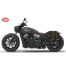 Alforja para Indian Scout Bobber 2018 mod, CENTURION Específica IZQUIERDA