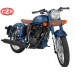 Basis Custom Tollbag für Royal Enfield (29 cm x 11Ø) - Leder Braun -