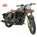 Basis Custom Tollbag für Royal Enfield (29 cm x 11Ø) - Leder Braun -