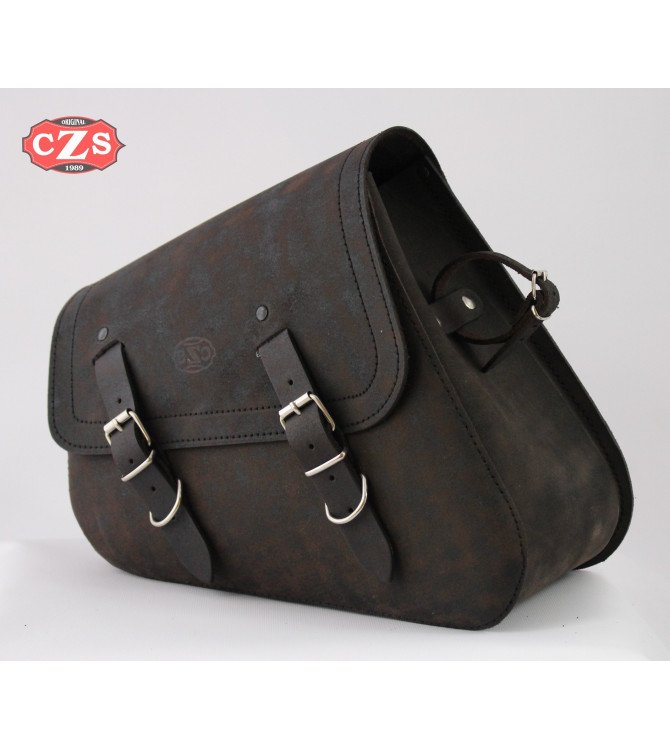 Saddlebag for swingarm for Indian Scout Bobber mod, LEGION Basic Specific - Old Rat - LEFT