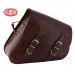 Saddlebag for swingarm for Indian Scout Bobber mod, LEGION Basic Specific - Brown - RIGHT