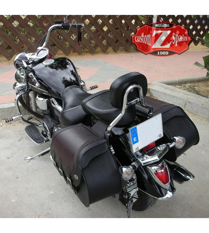 Yamaha v star discount 650 custom hard saddlebags