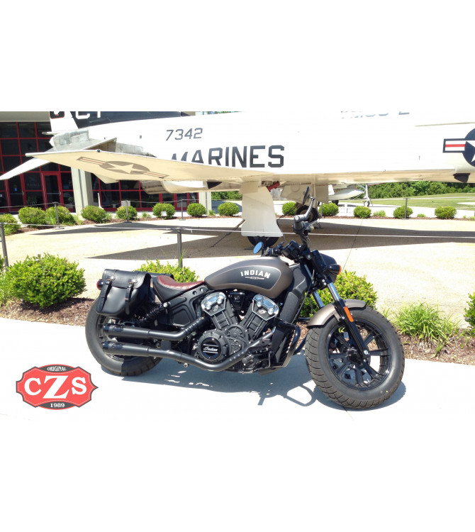 Alforja para Indian Scout Bobber 2018 mod, CENTURION PLATOON Específica IZQUIERDA