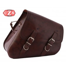 Saddlebag for swingarm mod, LEGION Basic - Brown - UNIVERSAL - LEFT