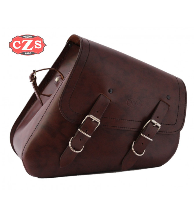 Saddlebag for swingarm mod, LEGION Basic - Brown - UNIVERSAL - LEFT