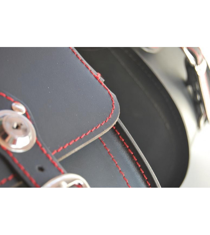 Juego de Alforjas Rigidas NAPOLEON Craneo llamas