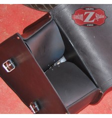 Alforja de basculante para Sportsters Harley Davidson mod, TROYANO Izquierda Basica