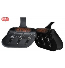 Rigid Saddlebags mod, IBER Classic Braided - Eagle Head - UNIVERSAL