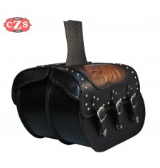 Rigid Saddlebags mod, IBER Classic Braided - Eagle Head - UNIVERSAL