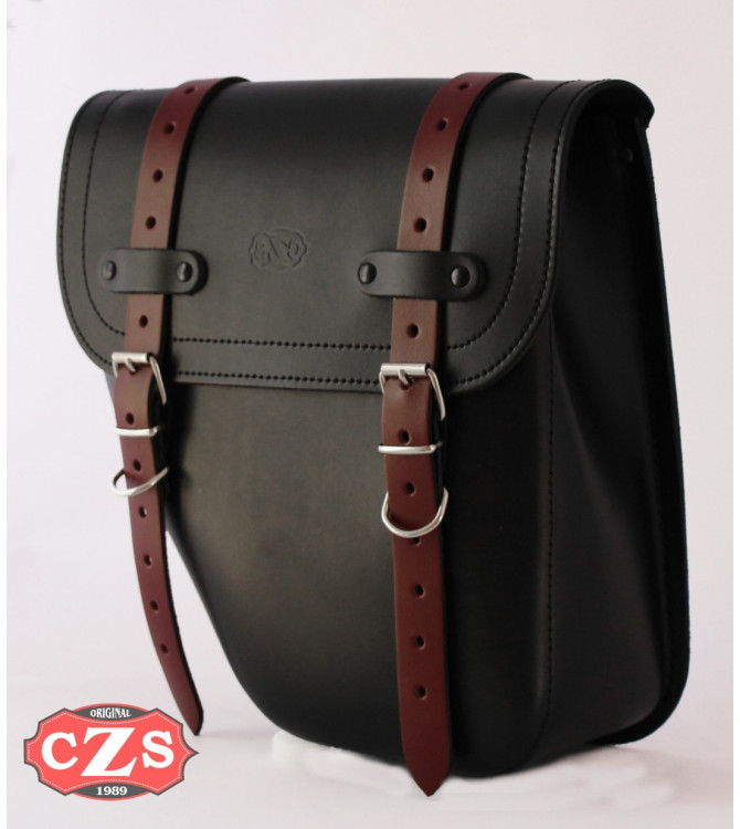 Alforja mod, CENTURION - Negro/Burdeos - UNIVERSAL - IZQUIERDA