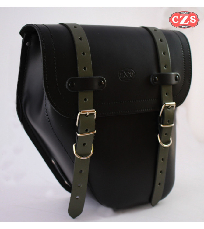 Saddlebag mod, CENTURION - Black/Green - UNIVERSAL - LEFT