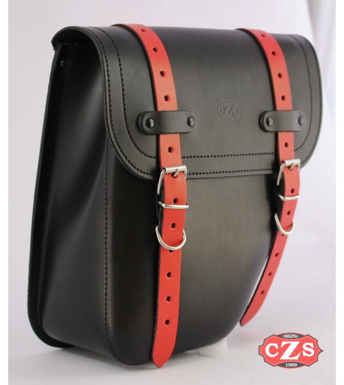 Alforja mod, CENTURION - Negro/Rojo- UNIVERSAL - DERECHA