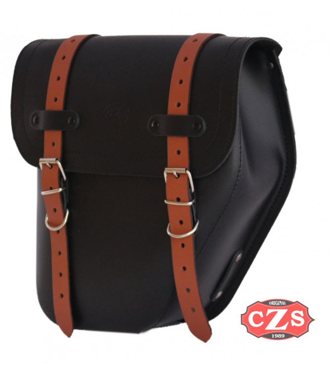 Saddlebag mod, CENTURION - Black/Light Brown - UNIVERSAL - RIGHT -