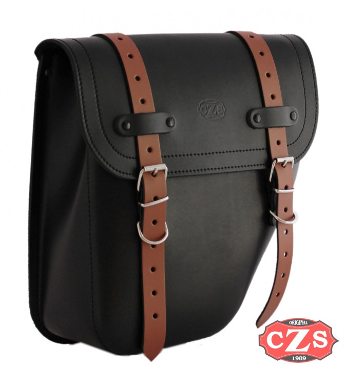 Saddlebag mod, CENTURION - Black/Light Brown - UNIVERSAL - RIGHT -