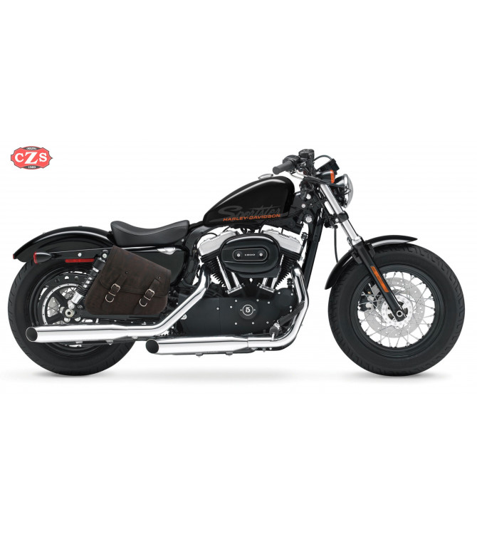 Saddlebag for swingarm for Sportster Harley Davidson mod, LEGION Basic - Old Rat - UNIVERSAL - RIGHT