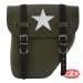 Satteltasche für Brixton BX 125 mod, CENTURION PLATOON Spezifische - White Star - RECHT