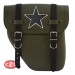 Saddlebag for Brixton BX 125 mod, CENTURION PLATOON Specific - Black Star - LEFT