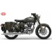 Sacoche pour Royal Enfield Battle Green mod, CENTURION PLATOON Spécifique - Black Star - DROITE