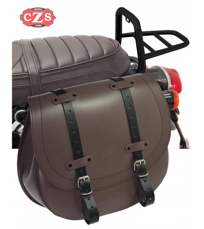 Saddlebag for Triumph Bonneville T100/T120 mod, BANDO MOKA Basic Specific