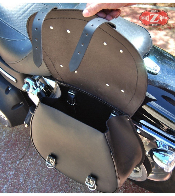 Alforja Lateral IZQUIERDA para DINA Street-Bob Harley Davidson mod, BANDO DINA Basica Adaptadas 