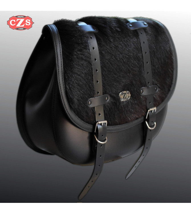 Alforja para Fat-Bob Dyna Harley Davidson mod, BANDO Salvaje Espécífica IZQUIERDA