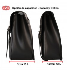 Saddlebag for Royal Enfield Classic 500 Stealth Black mod, ADRIANO Specific - RIGHT