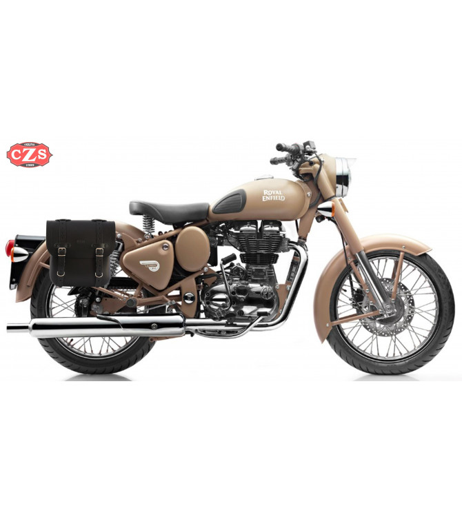 Sacoche pour Royal Enfield Classic 500 Stealth Black mod, ADRIANO Spécifique - DROITE
