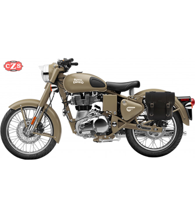 Alforja para Royal Enfield Classic 500 mod, ADRIANO Específica - Izquierda