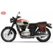 Alforja para Triumph Bonneville T100/T120 mod, CENTURIÓN Específica - Marrón - IZQUIERDA