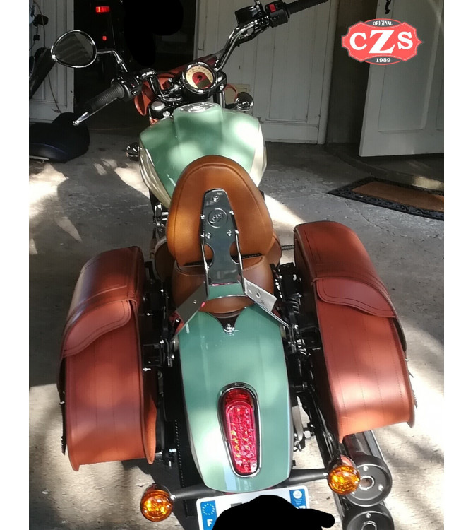 Starr Satteltaschen für Indian Scout Sixty mod, IBER Basis - Hellbraun - Spezifische