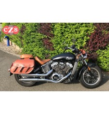 Starr Satteltaschen für Indian Scout Sixty mod, IBER Basis - Hellbraun - Spezifische